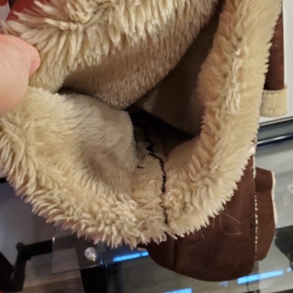 Roper Brown Coat XL with Cream Shearling - Picture 10 of 13